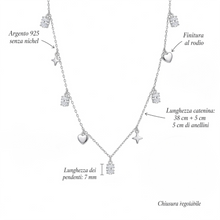 Carica l'immagine nel visualizzatore di Gallery, COLLANA CHARM PENDENTI
