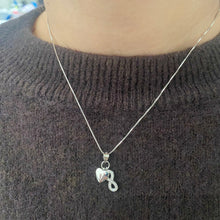 Carica l'immagine nel visualizzatore di Gallery, COLLANA CUORE E INFINITO

