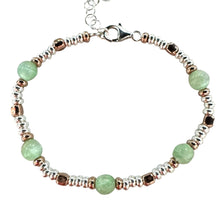 Carica l&#39;immagine nel visualizzatore di Gallery, BRACCIALE SELENITE VERDI
