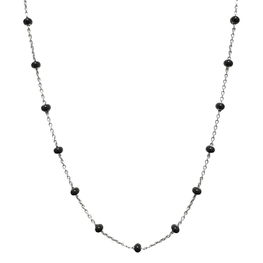 COLLANA SFERE NERE