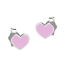 Carica l'immagine nel visualizzatore di Gallery, ORECCHINI CUORE ROSA
