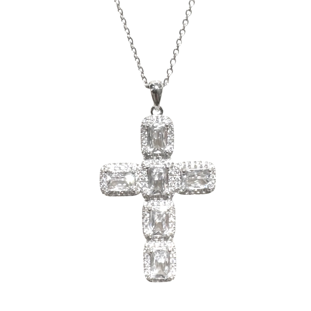 COLLANA CROCE BRILLANTE
