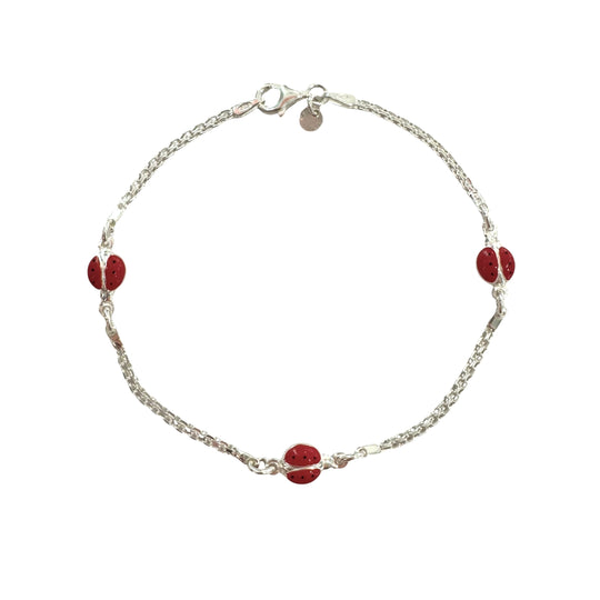 BRACCIALE BABY COCCINELLE ROSSE