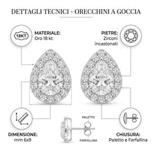 Carica l'immagine nel visualizzatore di Gallery, ORECCHINI GOCCIA BRILLANTE

