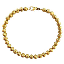 Carica l&#39;immagine nel visualizzatore di Gallery, BRACCIALE PALLINO DIAMANTATO ORO GIALLO
