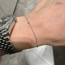 Carica l&#39;immagine nel visualizzatore di Gallery, BRACCIALE MINI PUNTI LUCE ORO BIANCO
