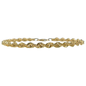 BRACCIALE CORDA ORO GIALLO