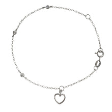 Carica l&#39;immagine nel visualizzatore di Gallery, BRACCIALE PUNTI LUCE E CUORE PENDENTE
