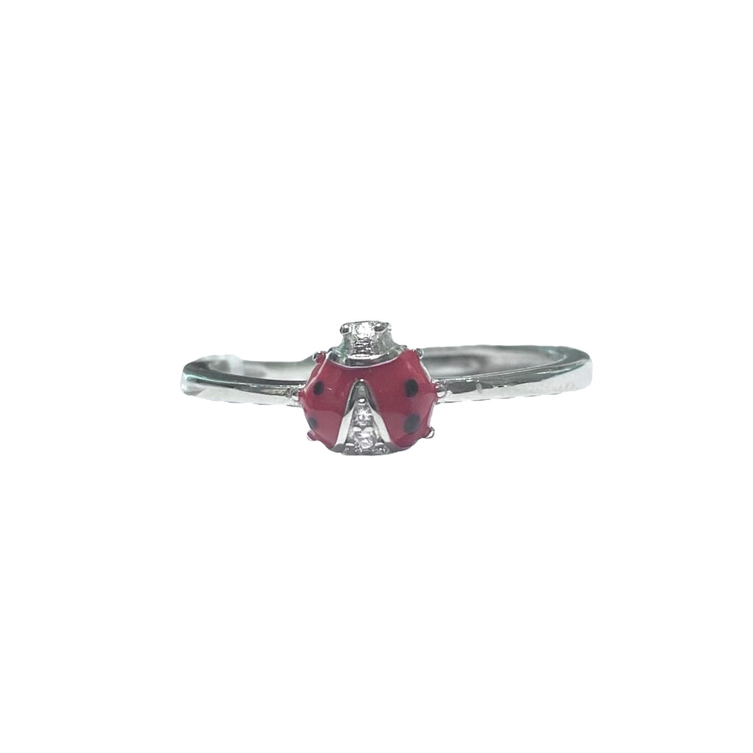 ANELLO COCCINELLA ROSSA