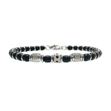 Carica l&#39;immagine nel visualizzatore di Gallery, BRACCIALE SFERE NERE
