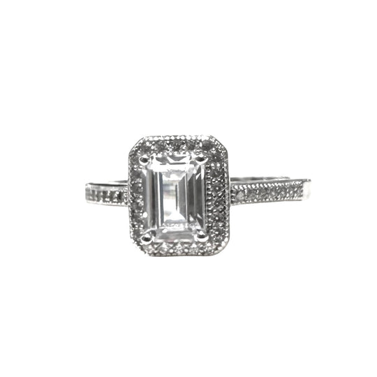 ANELLO SOLITARIO BAGUETTE