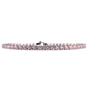 TENNIS ZIRCONI ROSA
