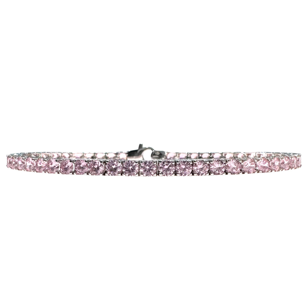 TENNIS ZIRCONI ROSA