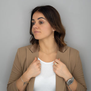 ORECCHINI GOCCE DIAMANTATE