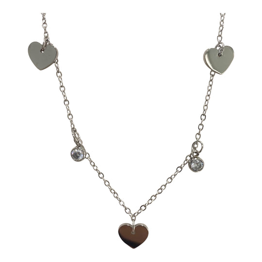 COLLANA CUORI E PUNTI LUCE
