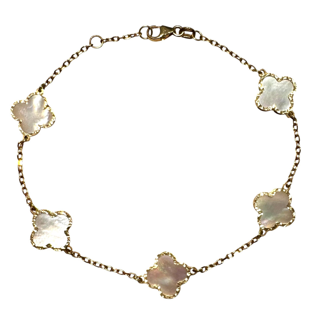 BRACCIALE FIORI MADREPERLA