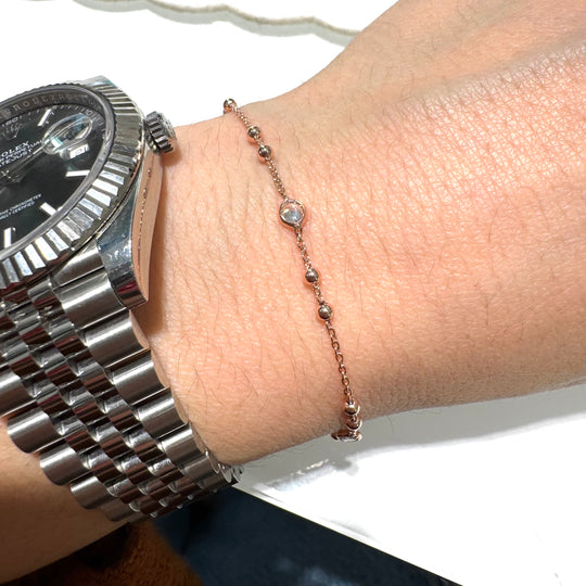 BRACCIALE ZIRCONI E PALLINE