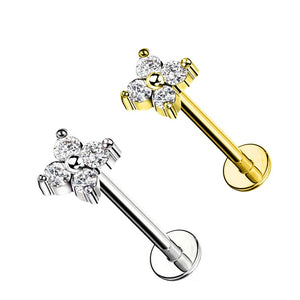 ORECCHINO PIERCING CON CRISTALLI