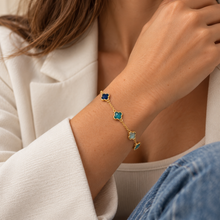Carica l'immagine nel visualizzatore di Gallery, BRACCIALE SFUMATURE DI BLU
