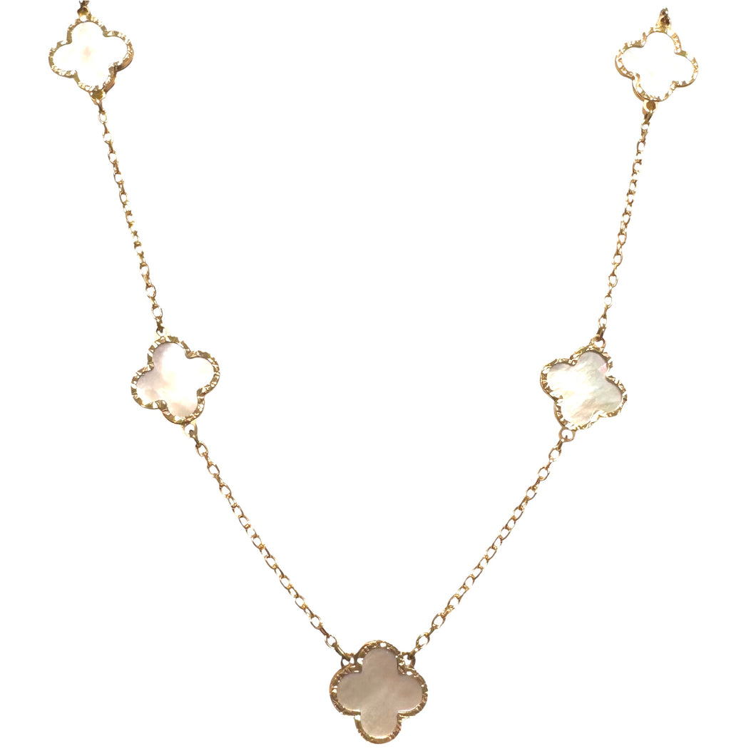 COLLANA FIORI MADREPERLA
