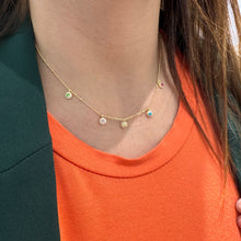 Carica l'immagine nel visualizzatore di Gallery, COLLANA PUNTI LUCE COLORATI
