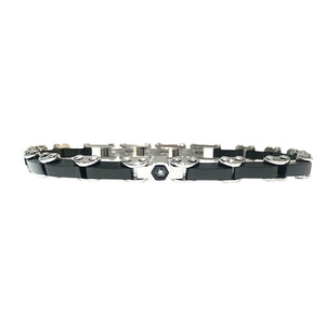 BRACCIALE PIASTRINE NERE