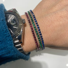 Carica l&#39;immagine nel visualizzatore di Gallery, BRACCIALI TENNIS A SCOMPARSA
