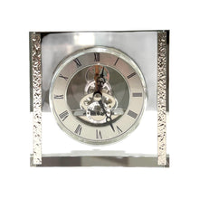 Carica l'immagine nel visualizzatore di Gallery, OROLOGIO IN CRISTALLO QUADRATO
