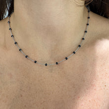 Carica l&#39;immagine nel visualizzatore di Gallery, COLLANA SFERE NERE
