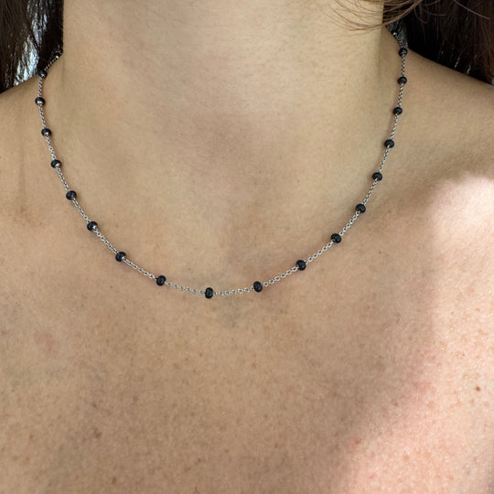 COLLANA SFERE NERE