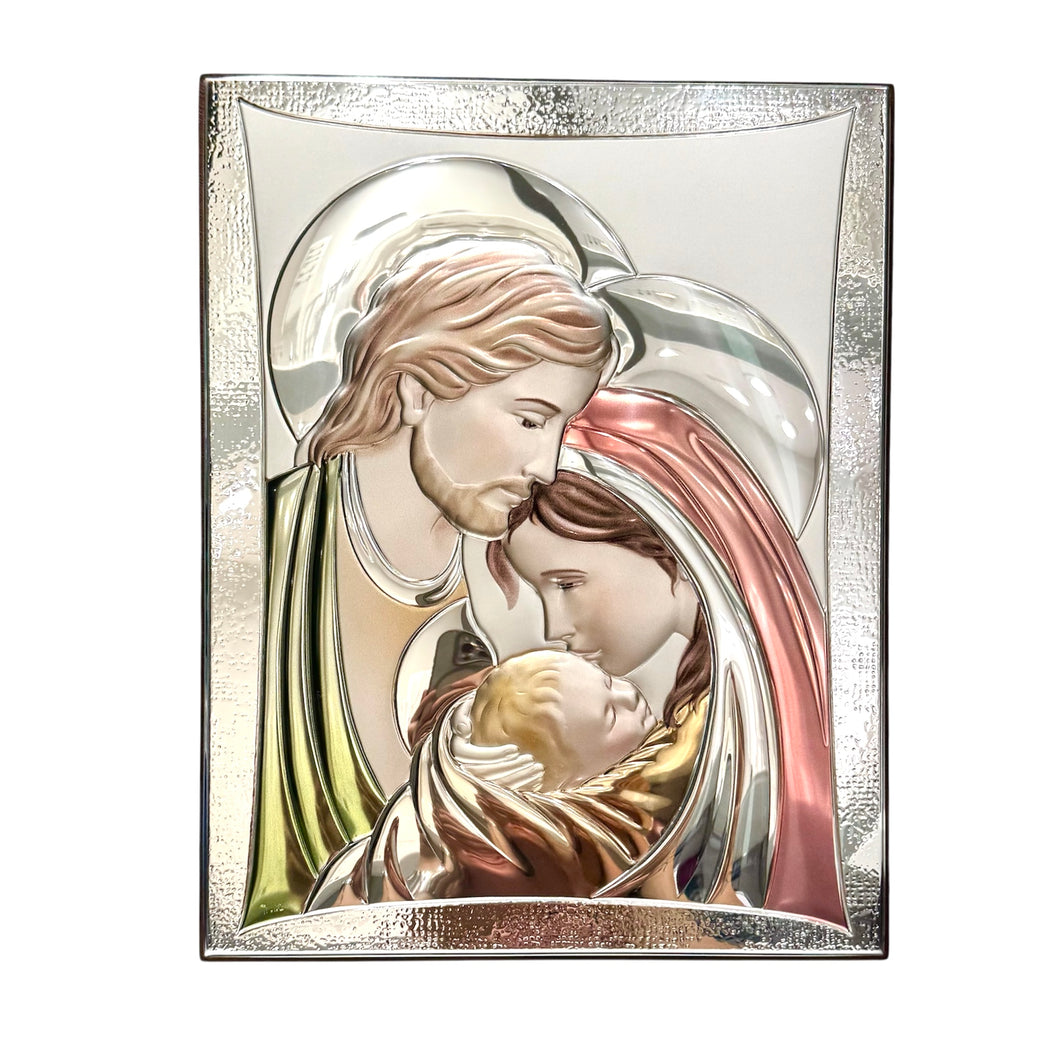 QUADRO SACRA FAMIGLIA COLORATA