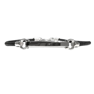 BRACCIALE CORDINO E PIASTRINA UOMO
