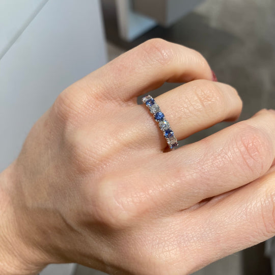 VERETTA DIAMANTI E ZAFFIRI