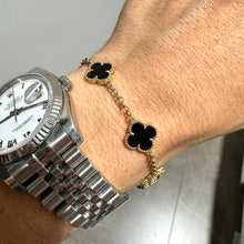 Carica l&#39;immagine nel visualizzatore di Gallery, BRACCIALE FIORI ONICE
