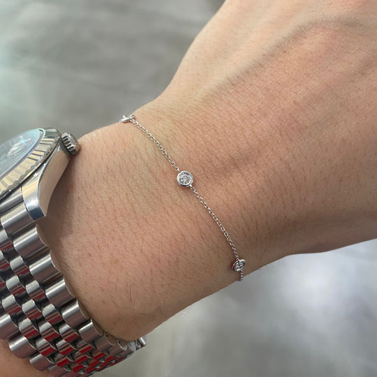 BRACCIALE PUNTI LUCE IN DIAMANTI