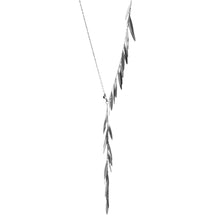 Carica l'immagine nel visualizzatore di Gallery, COLLANA FOGLIE PENDENTI ARGENTO
