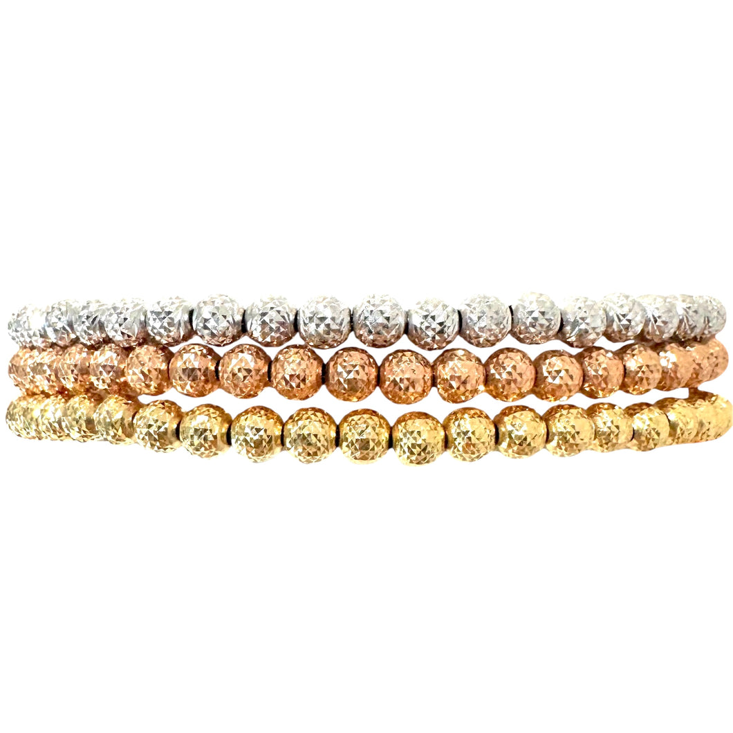 BRACCIALE PALLINE LAVORATE
