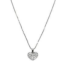 Carica l&#39;immagine nel visualizzatore di Gallery, COLLANA CUORE CON DIAMANTI
