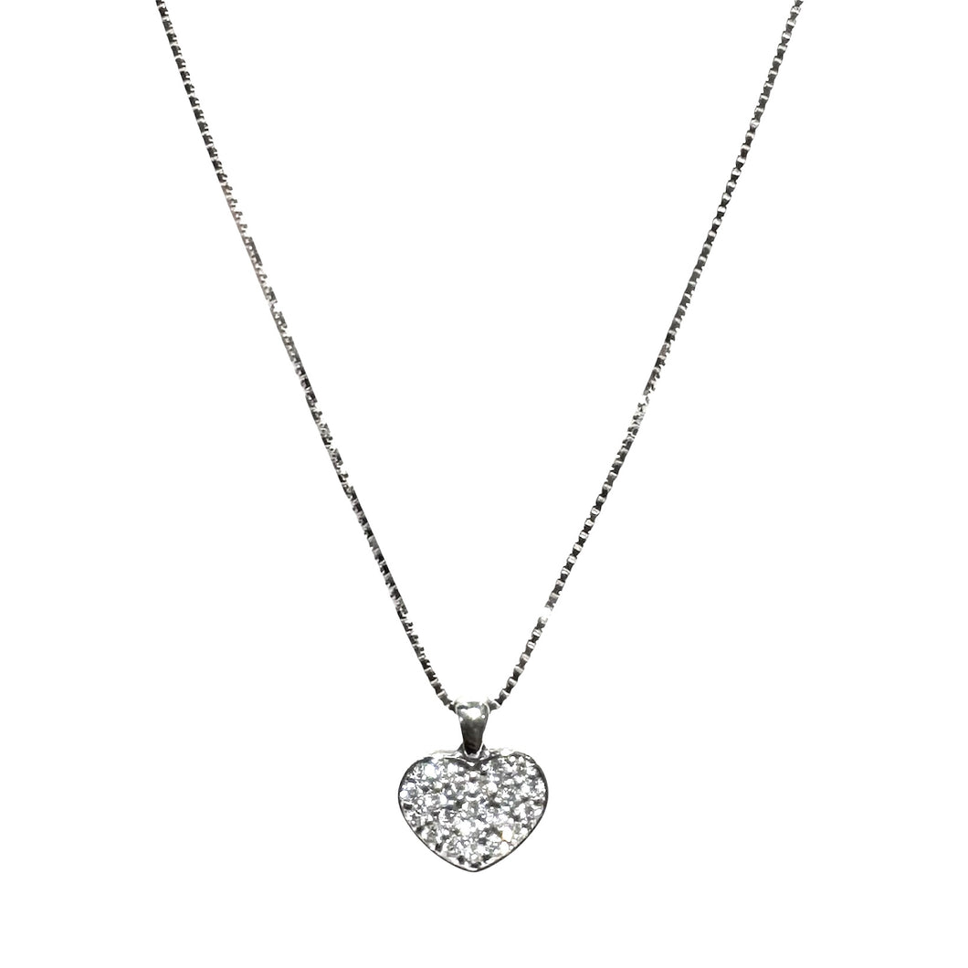 COLLANA CUORE CON DIAMANTI