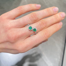 Carica l'immagine nel visualizzatore di Gallery, ANELLO BILOGI VERDE
