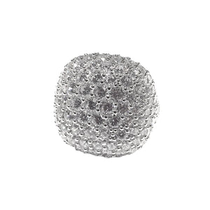 ANELLO QUADRATO PAVE' BIG