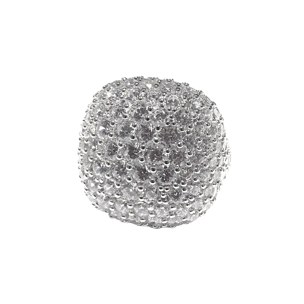 ANELLO QUADRATO PAVE' BIG