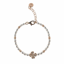 Carica l'immagine nel visualizzatore di Gallery, BRACCIALE BABY PEPITE E QUADRIFOGLIO
