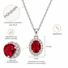 Carica l'immagine nel visualizzatore di Gallery, COLLANA KATE ROSSO
