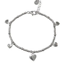 Carica l'immagine nel visualizzatore di Gallery, BRACCIALE CUORI PENDENTI
