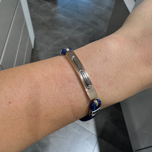 BRACCIALE CORDINO BLU