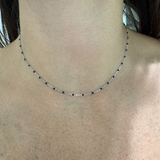 CATENINA SMALTI NERI