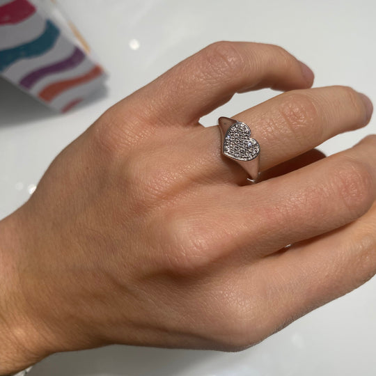 ANELLO CHEVALIER CON DIAMANTI