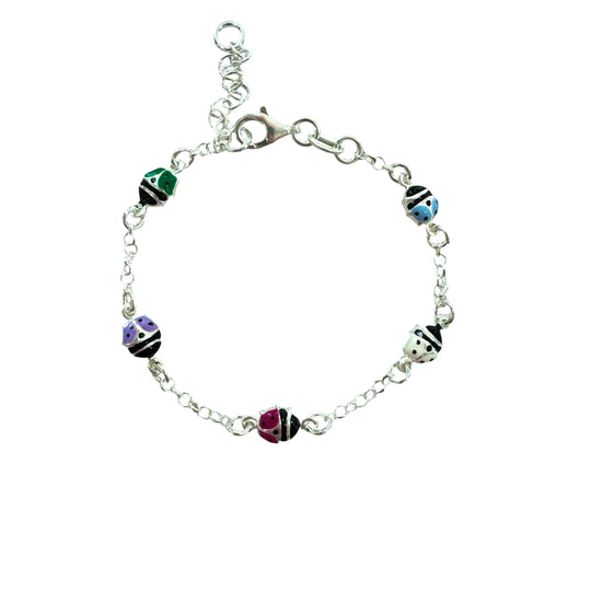 BRACCIALE BABY COCCINELLE COLORATE