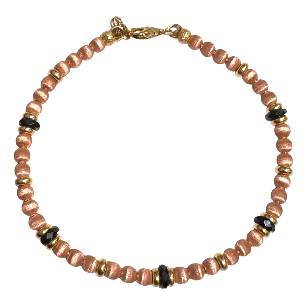 BRACCIALE IN ARGENTO E CERAMICA